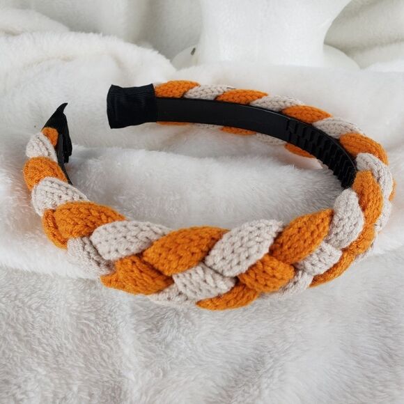 Braided Sweater Knit Headband - Picture 1 of 2